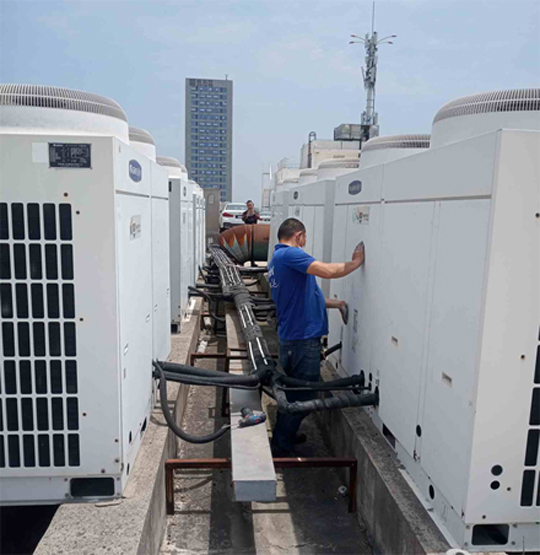 剑阁中央空调制热和不制冷系统维修方法